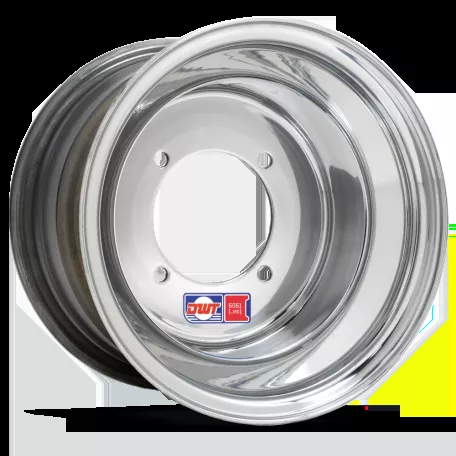 10” x 8” Douglas Wheel (4 on 4)Polished Aluminum | Red Label | 4″ Bolt Circle