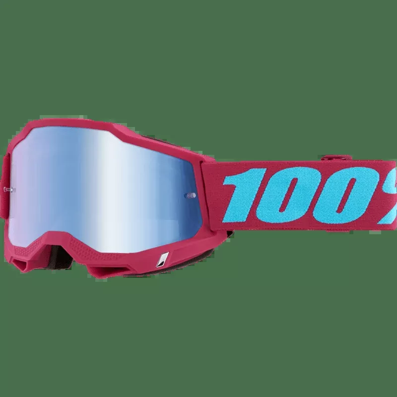 100% Accuri 2 Goggle Excelsior Mirror Blue Lens
