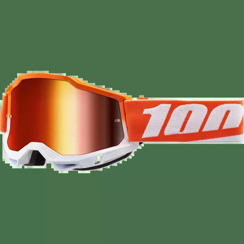 100% Accuri 2 Goggle Matigofun Mirror Red Lens