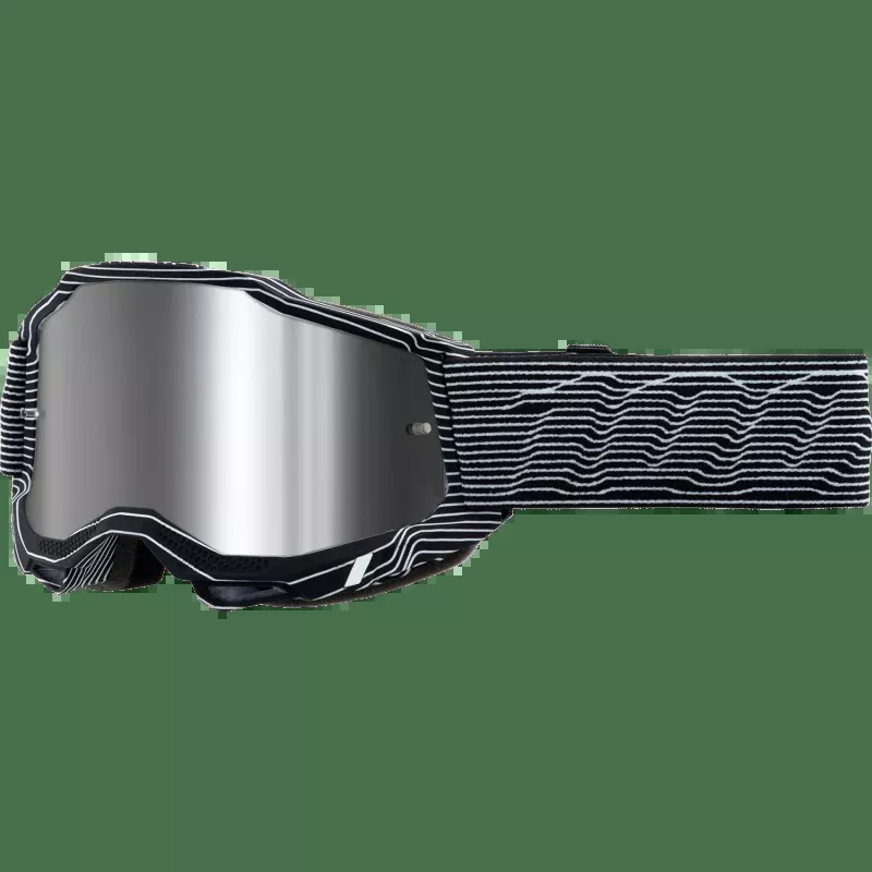 100% Accuri 2 Goggle Silo Mirror Silver Flash Lens