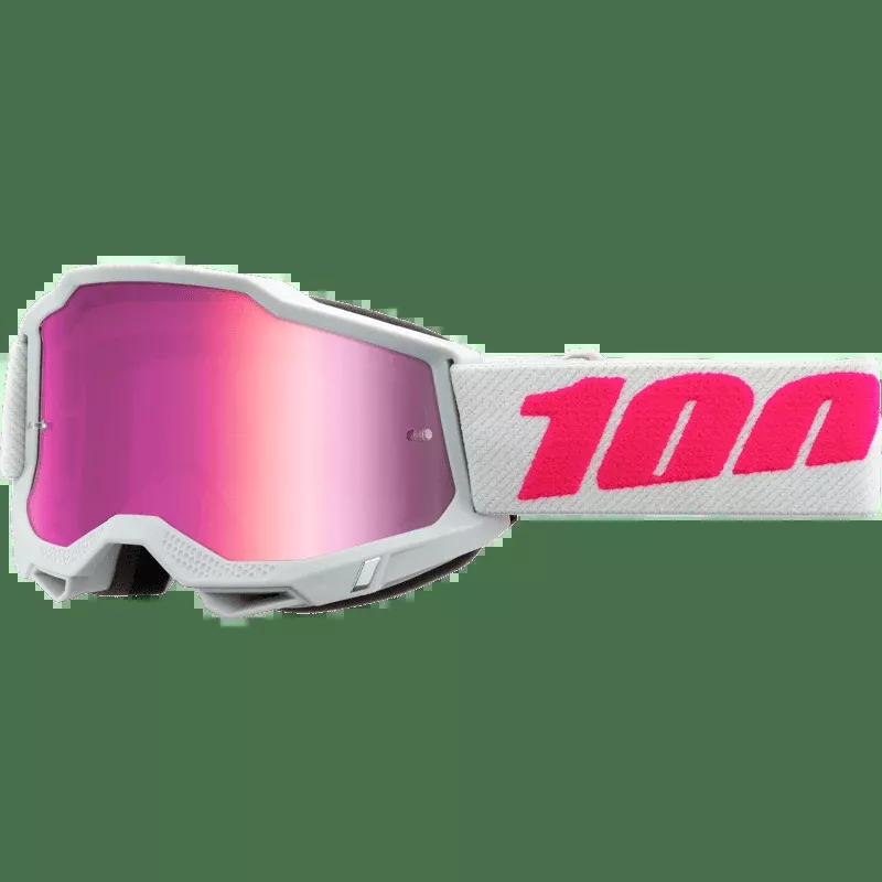 100% Accuri 2 Junior Goggle Keetz Mirror Pink Lens