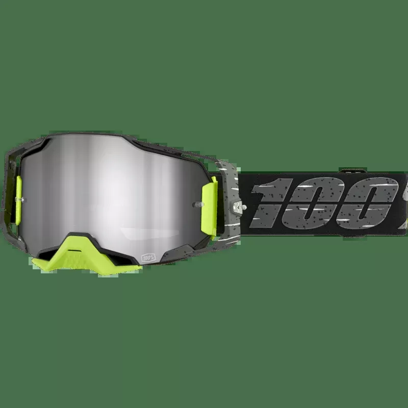 100% Armega Goggle Antibia Mirror Silver Flash Lens