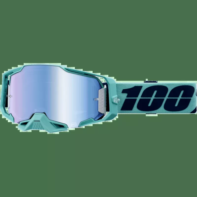 100% Armega Goggle Esterel Mirror Blue Lens