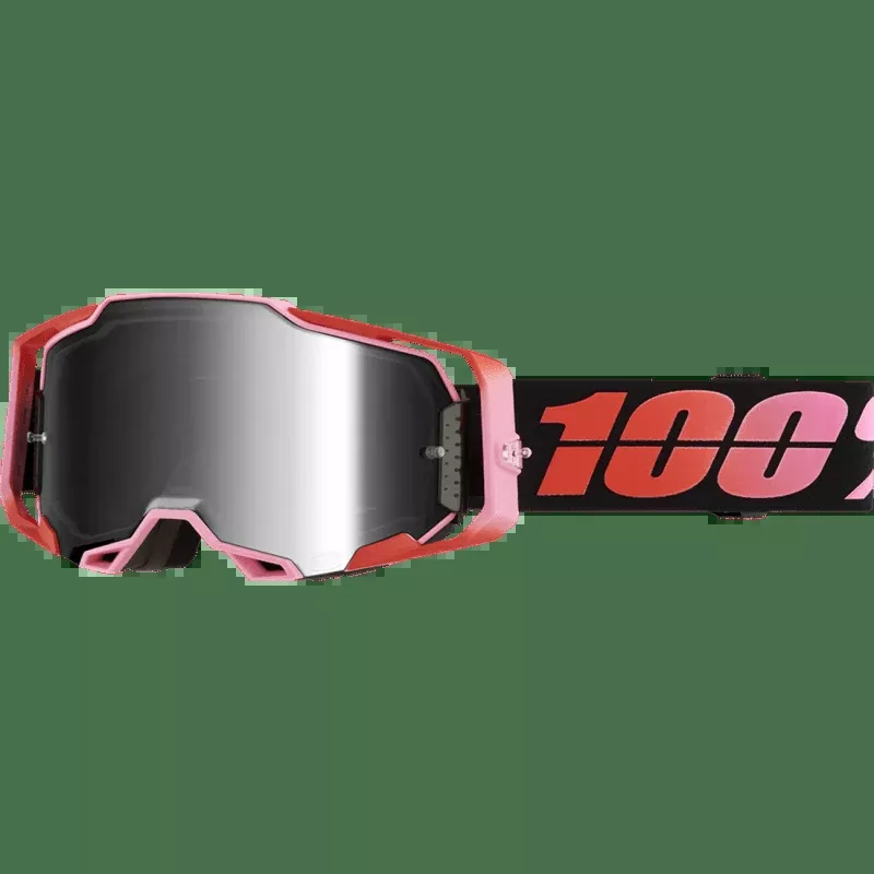 100% Armega Goggle Guerlin Mirror Silver Lens