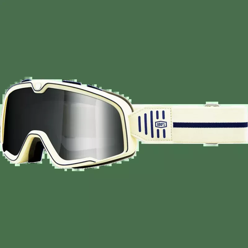 100% Barstow Goggle Arno Mirror Silver Flash Lens