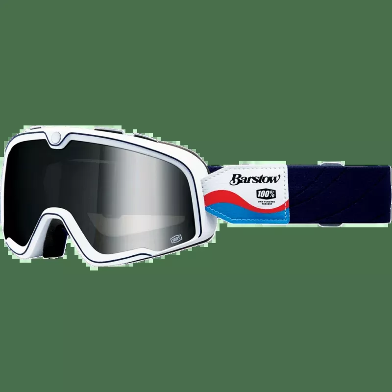 100% Barstow Goggle Lucien Mirror Silver Lens
