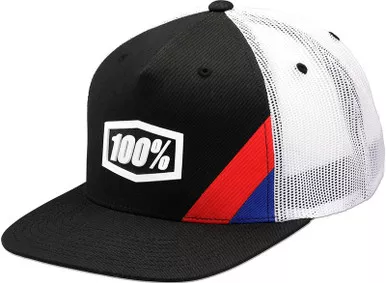 100% Cornerstone Black Trucker Hat