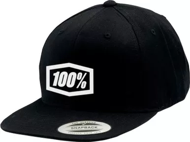 100% Corpo Black White Snapback Hat