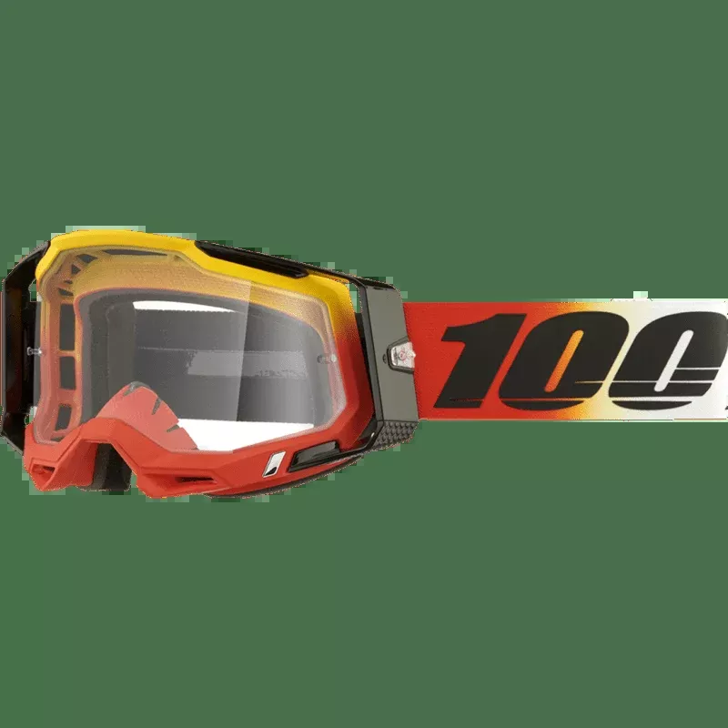 100% Racecraft 2 Goggle Ogusto Clear Lens