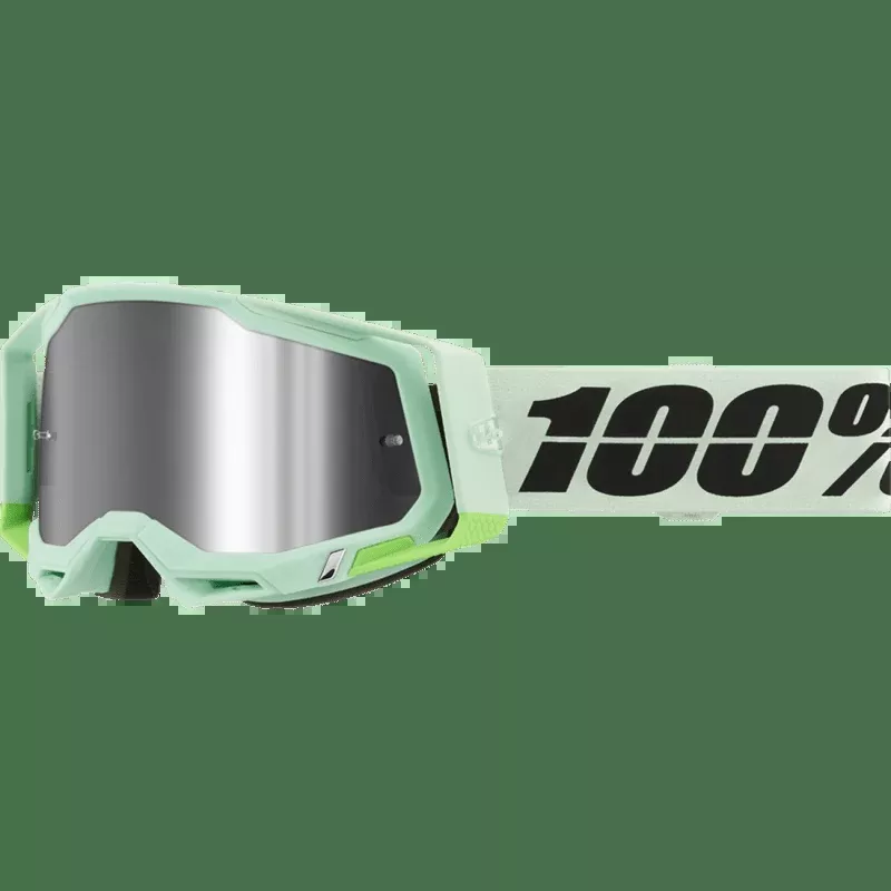 100% Racecraft 2 Goggle Palomar Mirror Silver Flash Lens