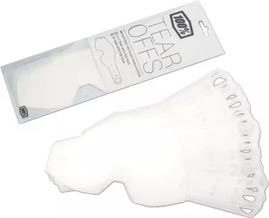 100% Racecraft-Accuri-Strata MX Standard Goggle Tear-Offs-Clear