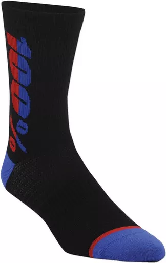 100% Rythym Black Socks