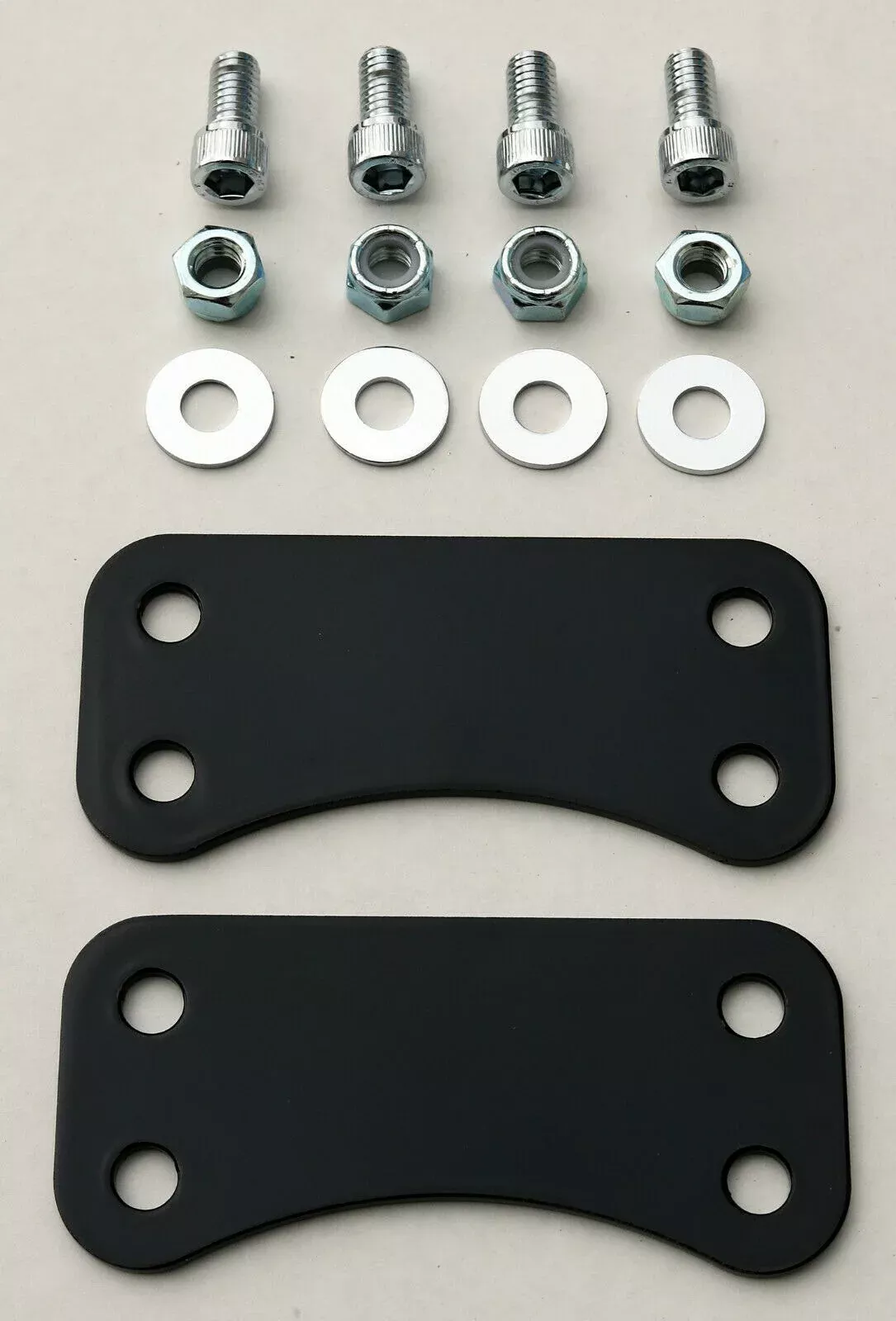 21 Front Wheel Fender Riser Lift Brackets Relocation Adapters 14+ Harley Touring