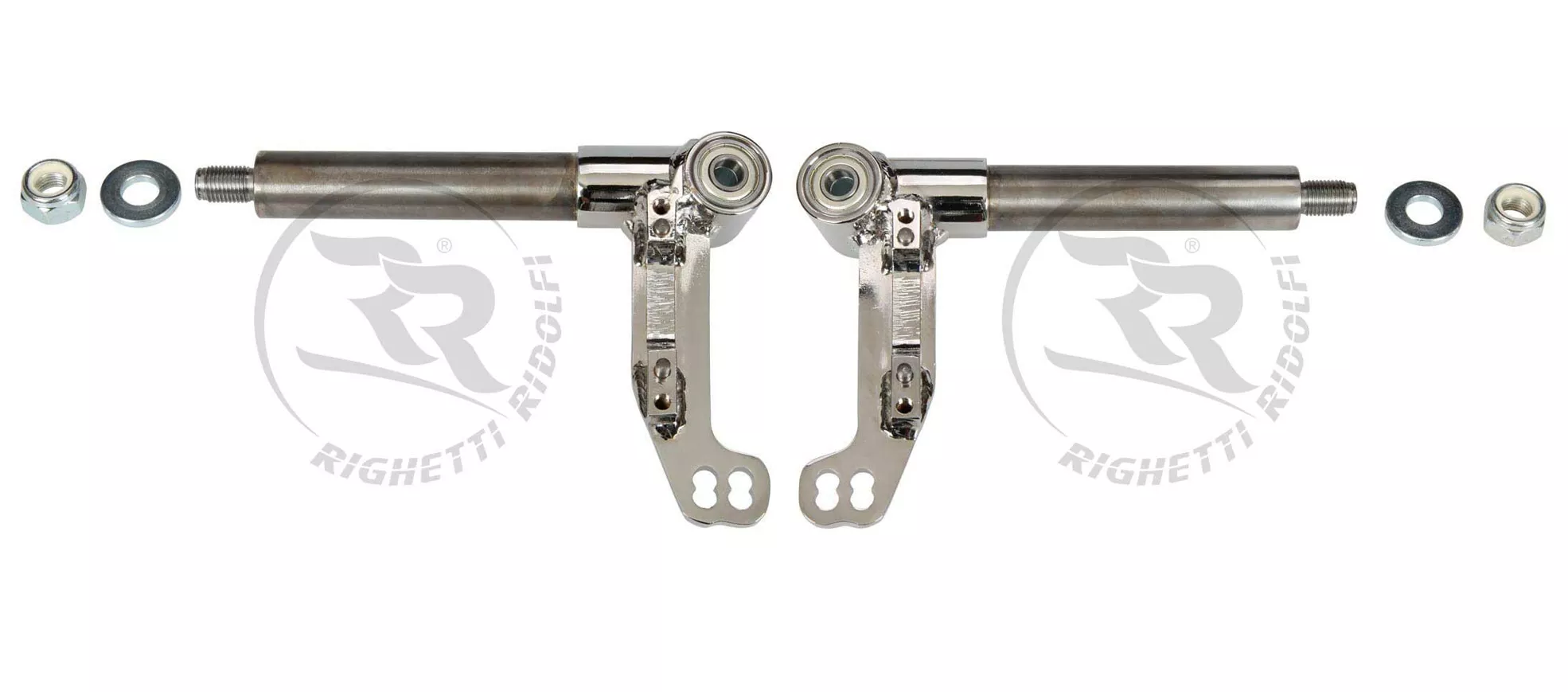 25mm Shifter Kart Spindle w/ Brake Support (10mm King Pin) Choice of Side, and Degree
