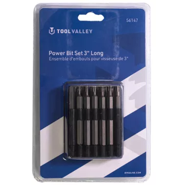 3″ LONG POWER BIT SET