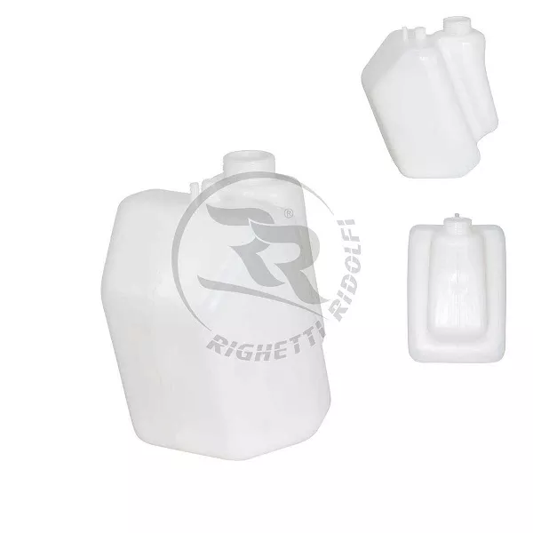 3 Qt. Plastic Fuel Tank with Fixed Joint Frame Rail Fit | Cap Color Option: Red or Black