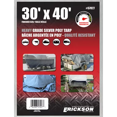 30X40 HD SILVER TARP