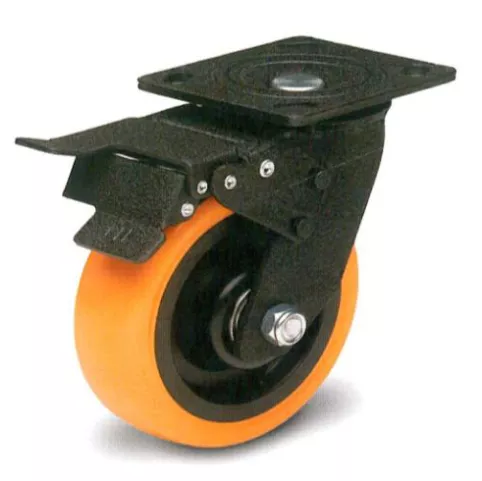8" SWIVEL CASTER W/BRAKE