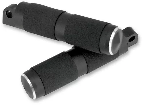 Accutronix Black Rubber Footpegs (RP111-RN)