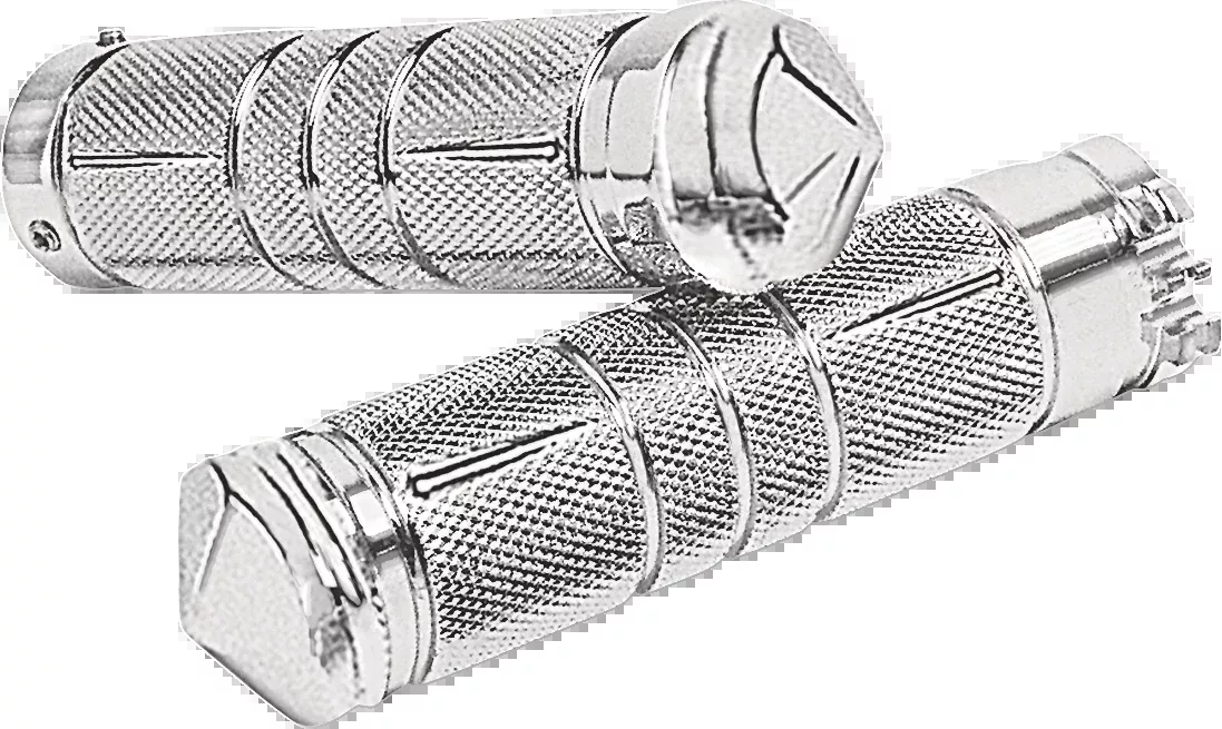 Accutronix Knurled 1" Hand Grips fits 1980-2022 Harley Dyna Touring Softail XL