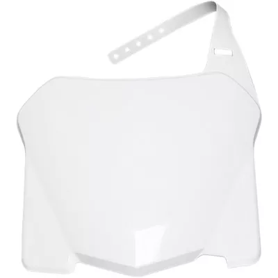 Acerbis Honda CRF450R 2008 Front Number Plate - White - CRF