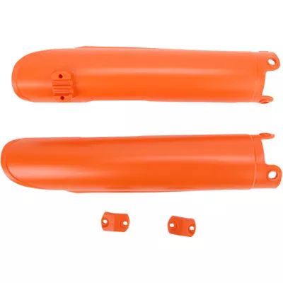 Acerbis KTM 100 SX 2000-2007 Lower Fork Covers for Inverted Forks - KTM Orange