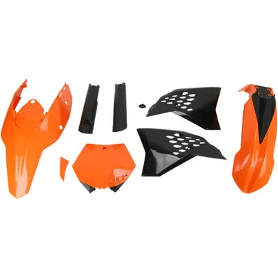 Acerbis KTM 380 SX 2007-2010 Full Replacement Body Kit – OE Orange/Black – KTM
