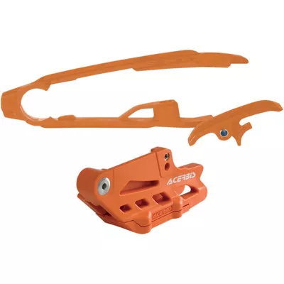 Acerbis KTM 400 XC-W 2012-2016 Chain Guide and Slider Kit - KTM - Orange