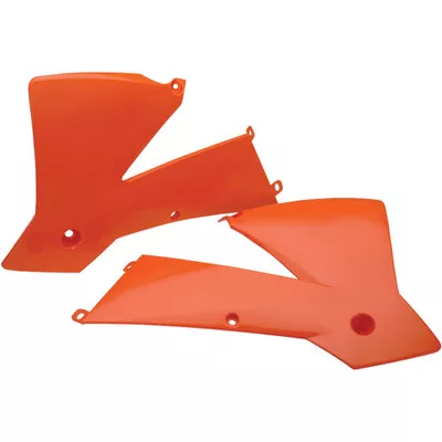 Acerbis KTM 520 SX Racing 4-Stroke 2001-2002 Radiator Shrouds - Orange - KTM