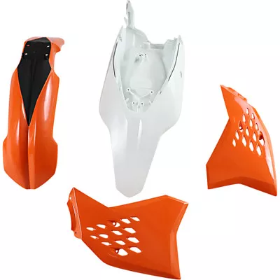 Acerbis KTM 65 SX 2009-2011 Standard Replacement Body Kit - Orange/White - SX65