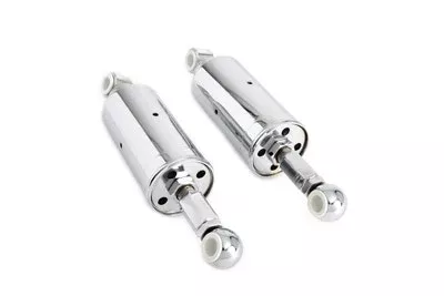 AEE Chrome Adjustable Lowering Shocks Evo 89-99 Harley Softail OE Repl 54508-89A