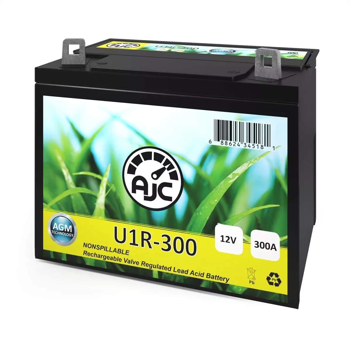 AJC Battery Compatible with Ariens GS22H Rear Engine U1R Lawn Mower and Tractor Battery