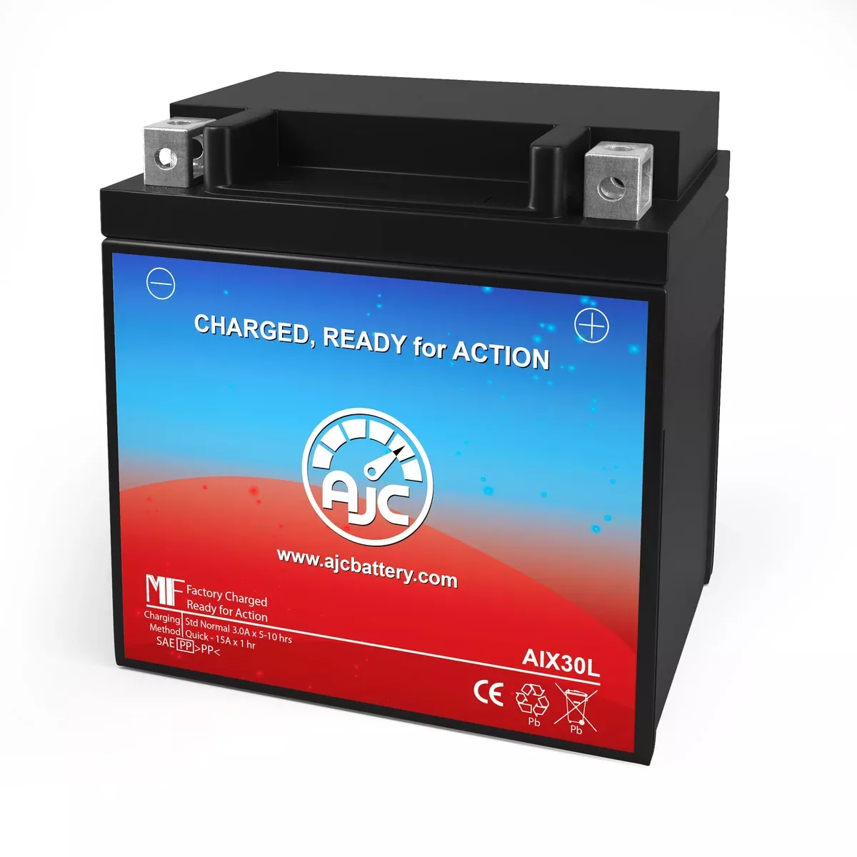 AJC Battery Compatible with Harley-Davidson Electra Glide Classic FLHTC 1340CC Motorcycle Battery (1997-1998)