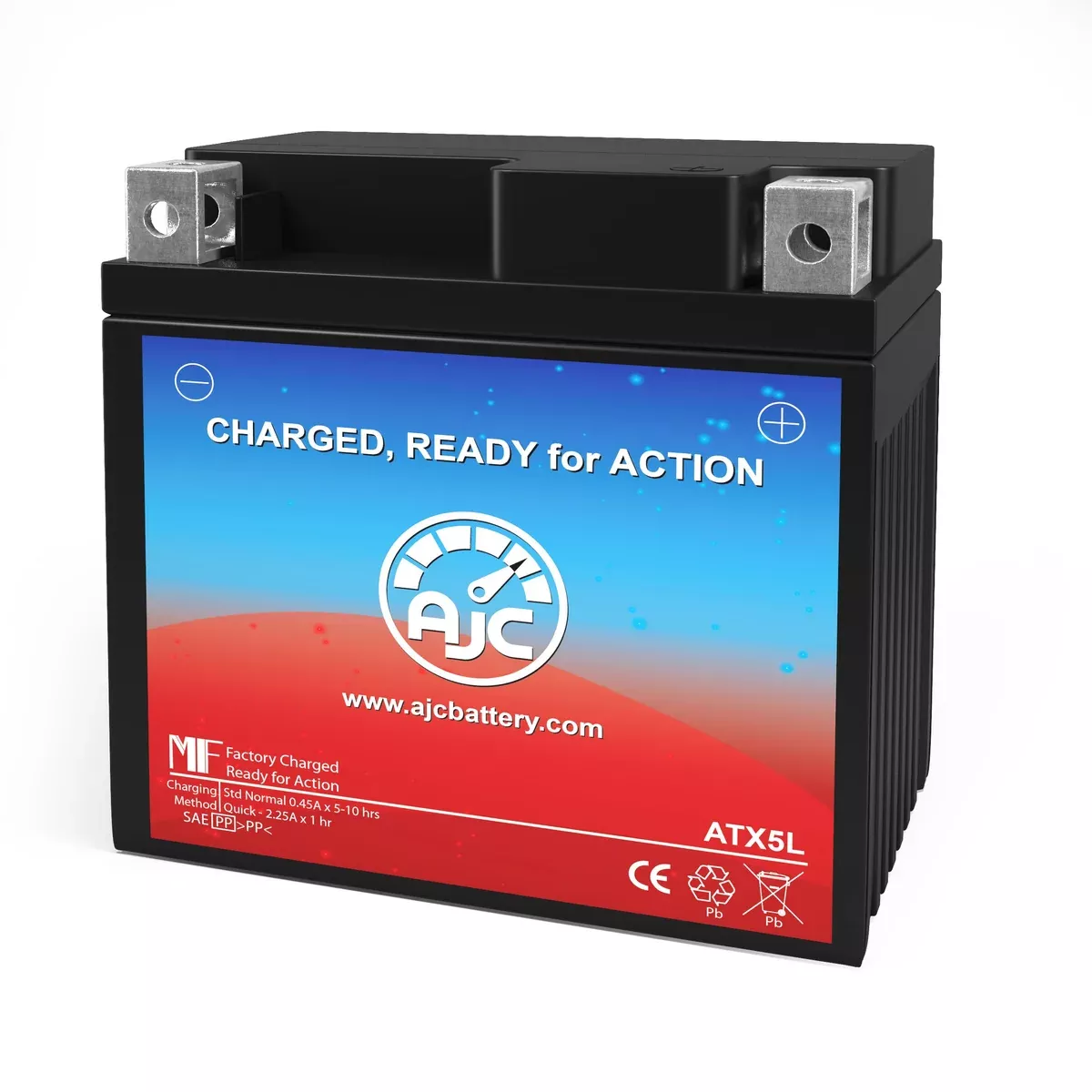AJC Battery Compatible with Husqvarna FE350 350CC Motorcycle Battery (2017)
