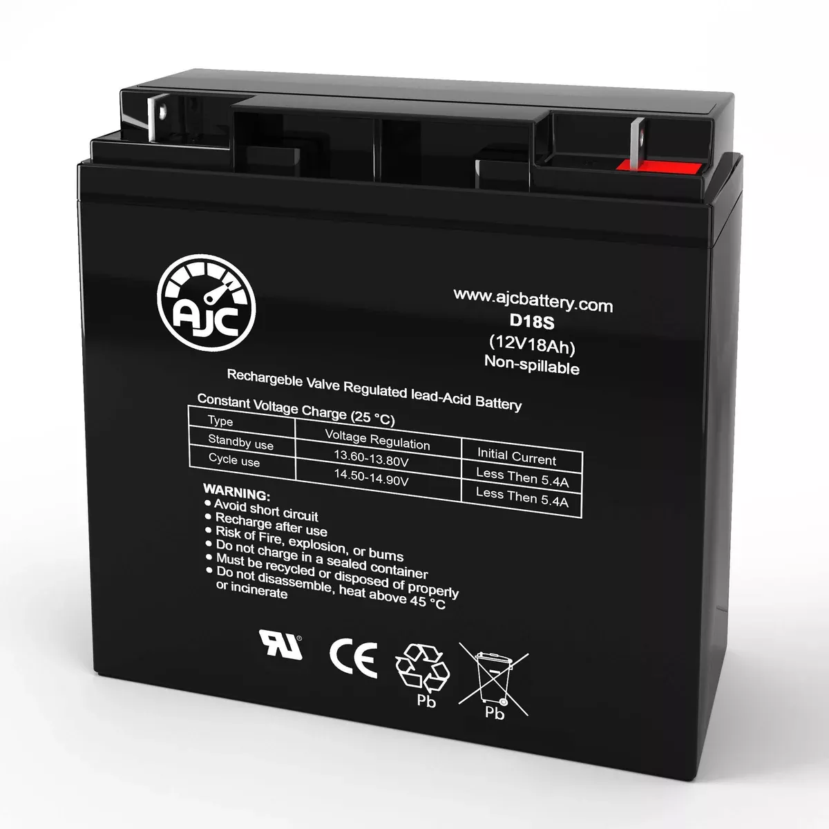 AJC Battery Compatible with Para Systems Minuteman XRT BP1 12V 18Ah UPS Battery
