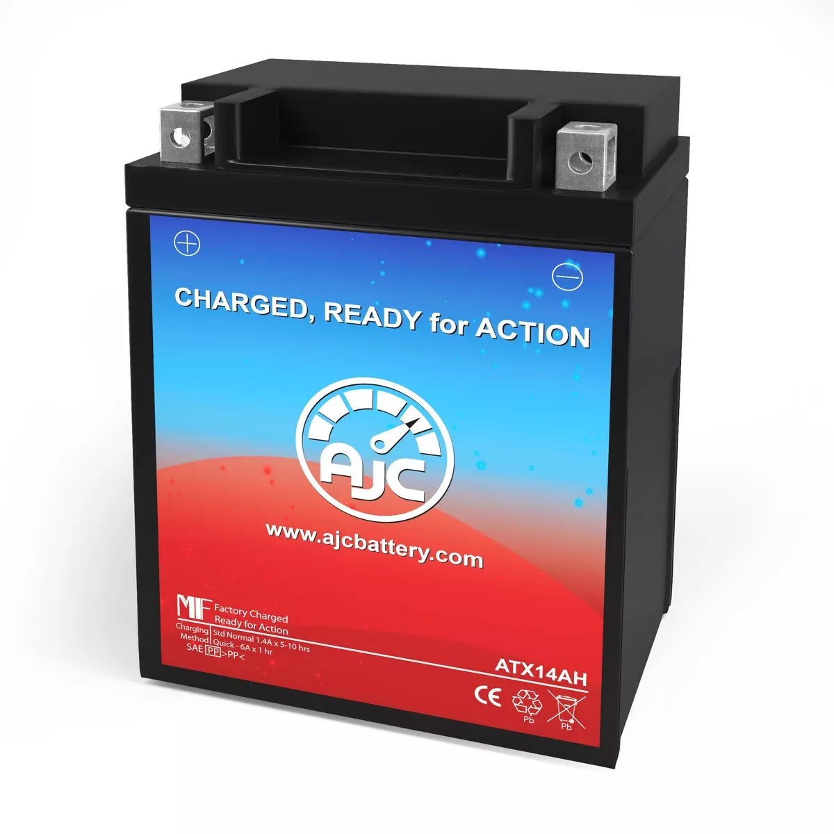 AJC Battery Compatible with Polaris Lite GT 340CC Snowmobile Battery (1992-1997)