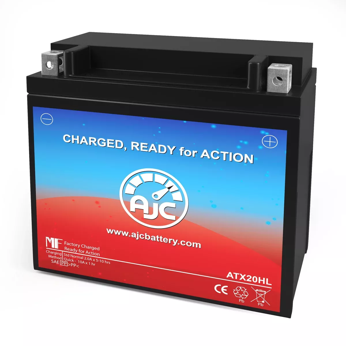 AJC Battery Compatible with Polaris Ranger RZR 4 800CC ATV Battery (2010-2014)