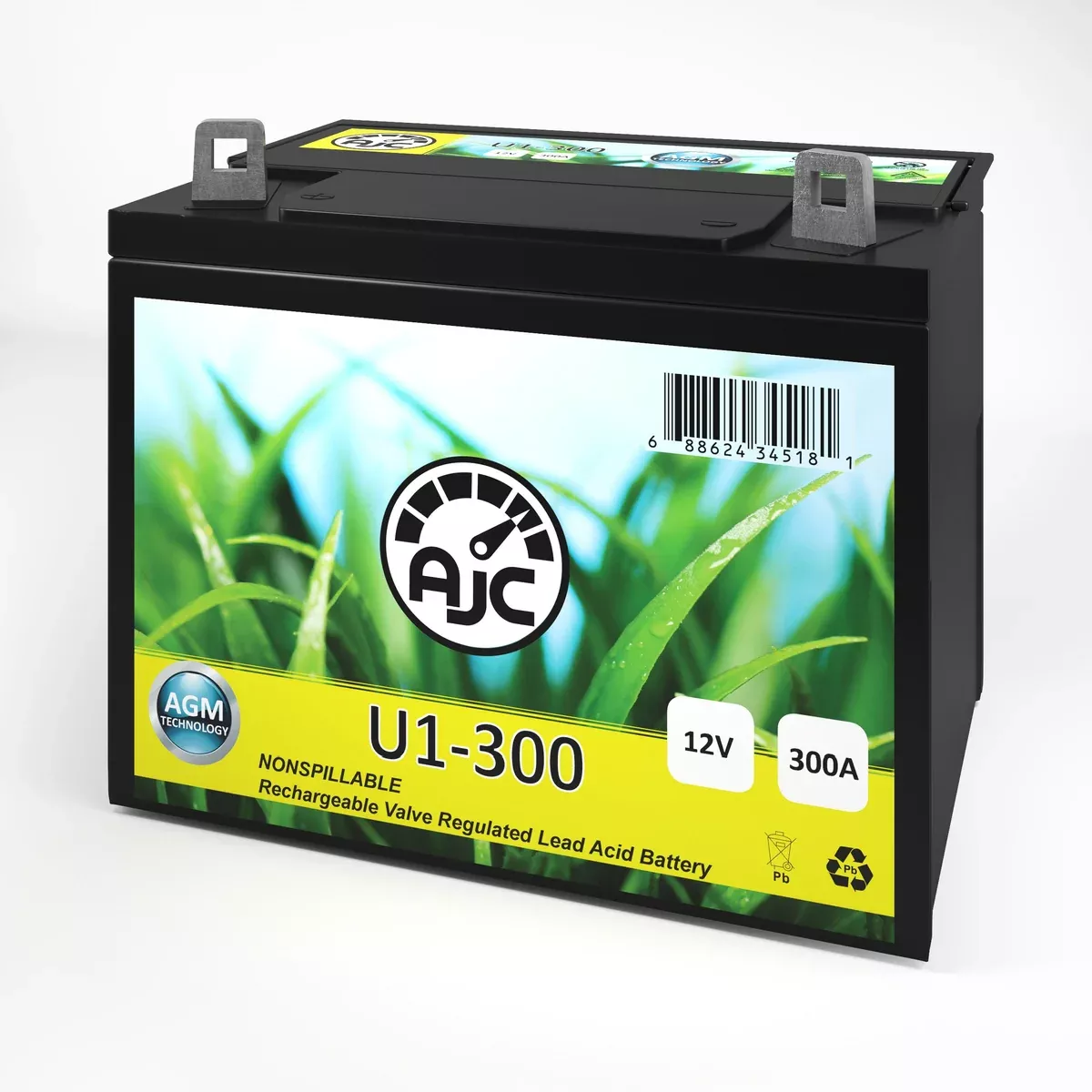 AJC Battery Compatible with Swisher ZT2660B Zero-Turn U1 Lawn Mower and Tractor Battery