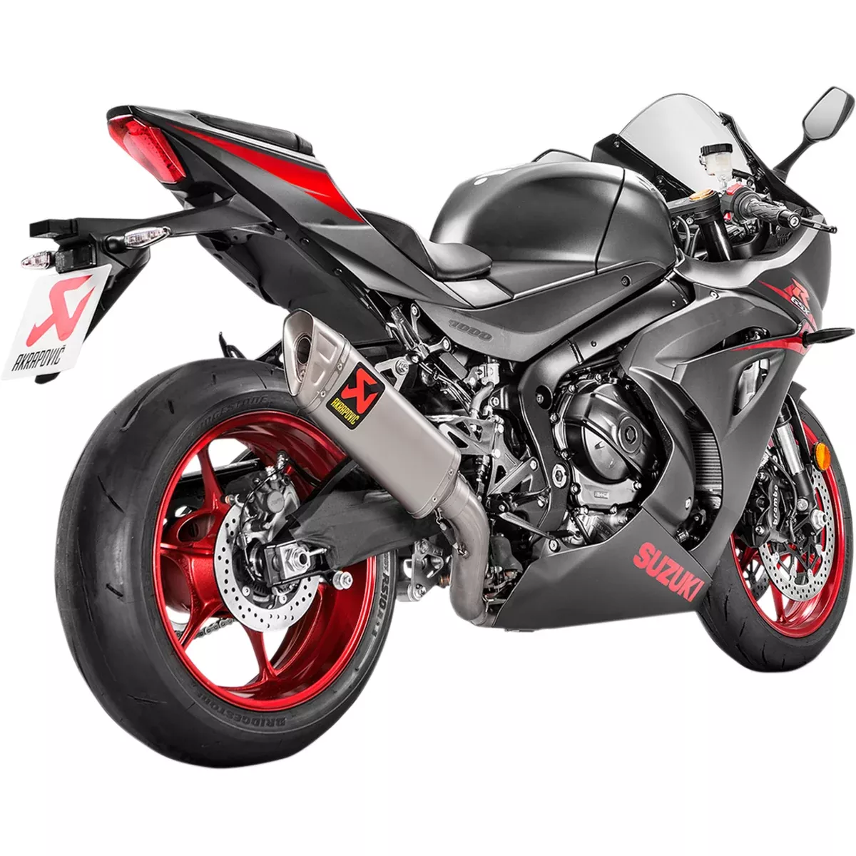 Akrapovic Evolution 4-Into-2-Into-1 Exhaust System – S-S10E3-APLT Suzuki 1000 2017-2025