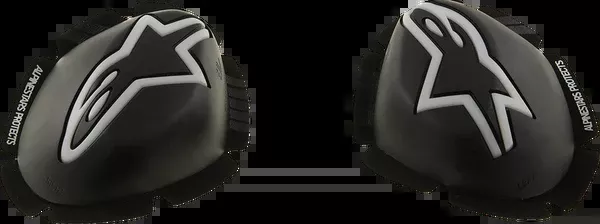 Alpinestars GP Tech Knee Sliders - Black/White