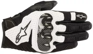 Alpinestars SMX-1 AIR V2 Black White Gloves