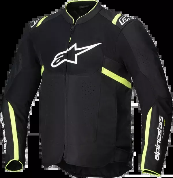Alpinestars T-SPS Air V2 Jacket – Black/Yellow Fluo – Small