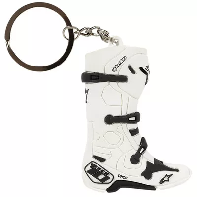 Alpinestars Tech 10 Boot Keyfob White