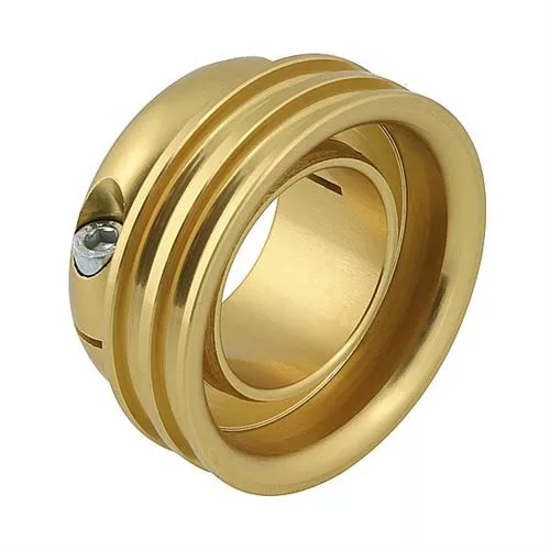 Aluminum Pulley For 40mm Axle Gold Anodized