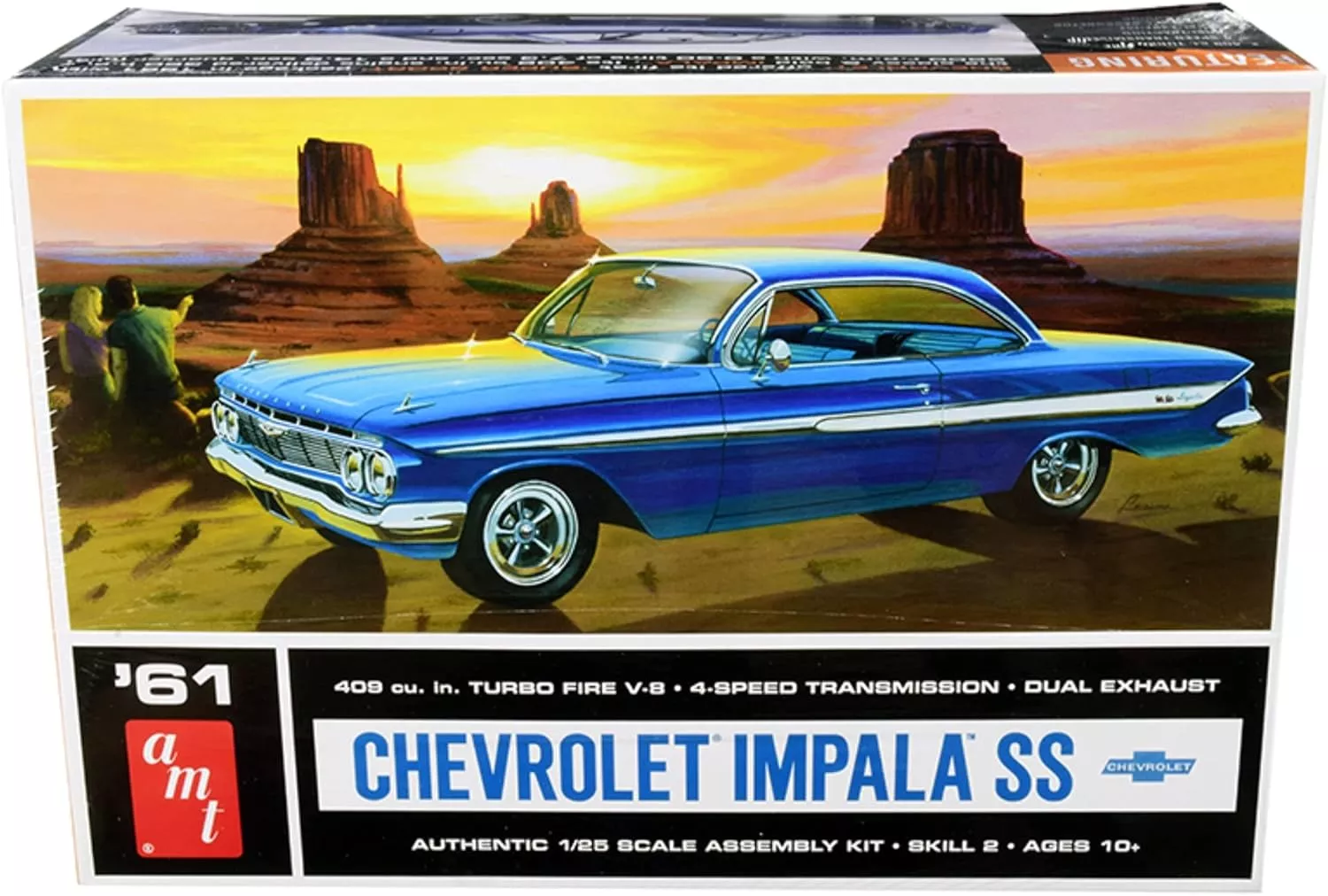 AMT 1961 Chevy Impala SS1:25 Scale Model Kit