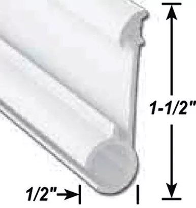 AP Products 021-51001-16 Awning Rail Polar White 16 Ft