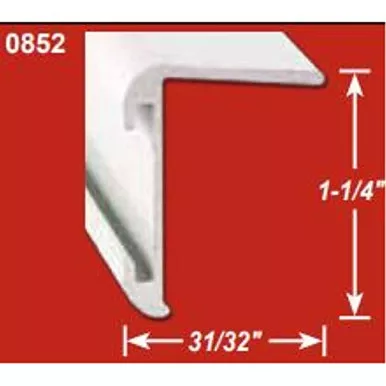 AP Products 021-85203-16 16' Mill Aluminum Long Corner Moulding