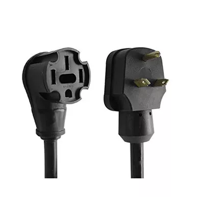 AP Products 16-00554 Adapter 30M-50F 10/3 18" Black