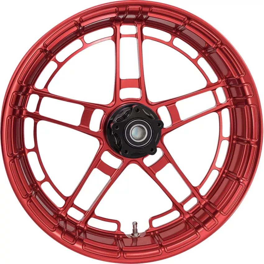 Arlen Ness 330-054 Rim - Flatline - Rear - Red - 18x5.5 Harley-Davidson