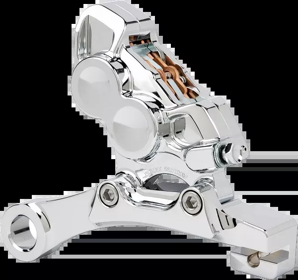 Arlen NESS 4-Piston Caliper – Rear – 11.8″ – Chrome